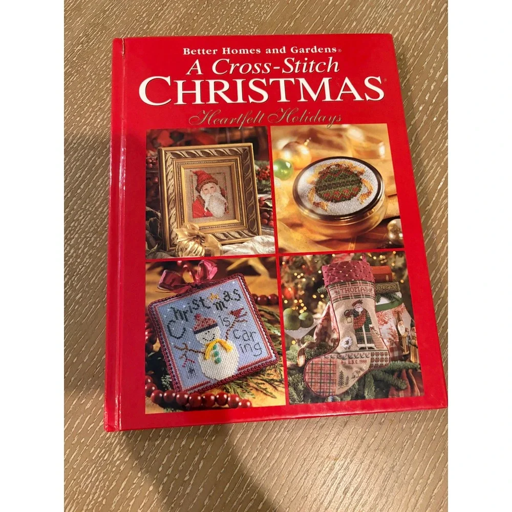 Better Homes & Gardens Cross Stitch Christmas Heartfelt Holidays Hardcover